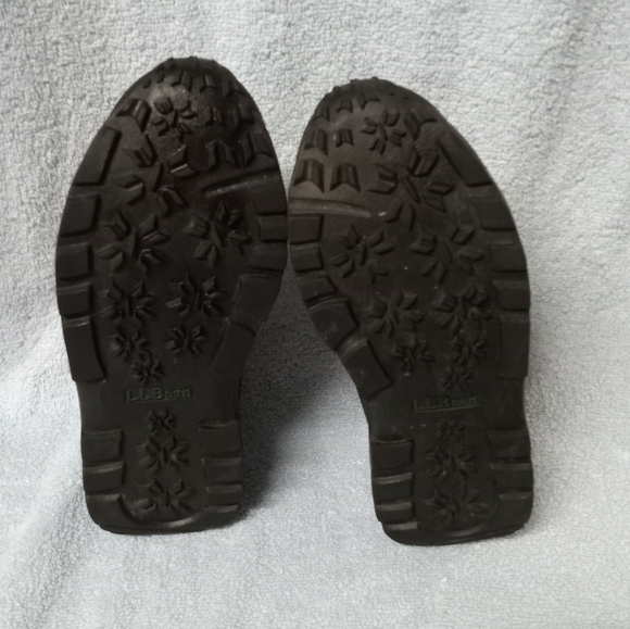 LLBean zipup suede ankle boots rubberized sides tabbed back pulls Primal… - Picture 5 of 8